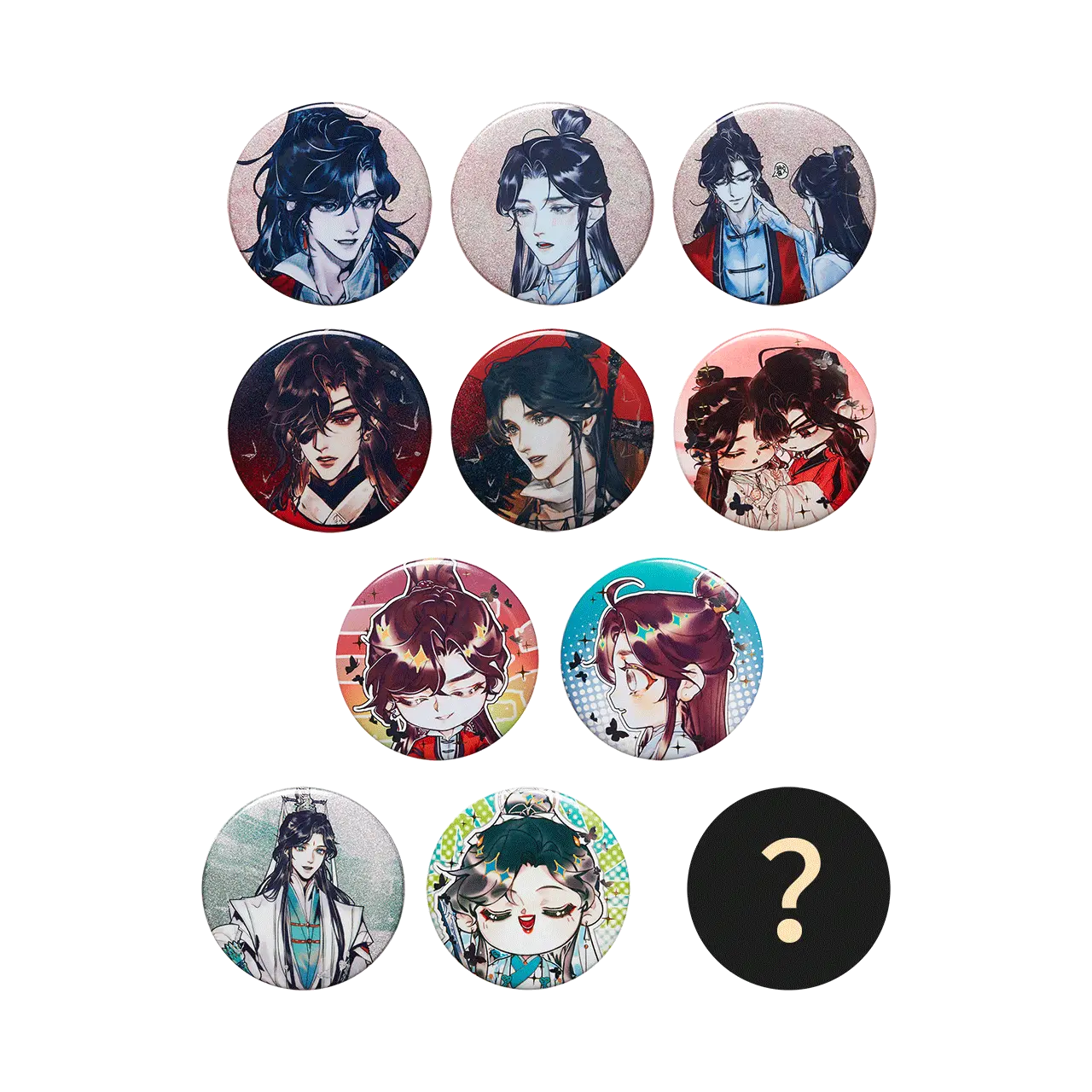 Heaven Official's Blessing - Button Set(11 Pieces)