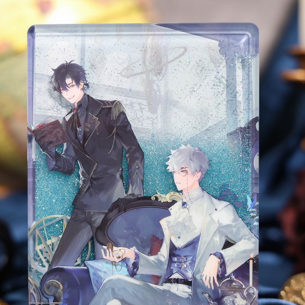 Link Click - Acrylic Wasser & Glitzer Aufsteller