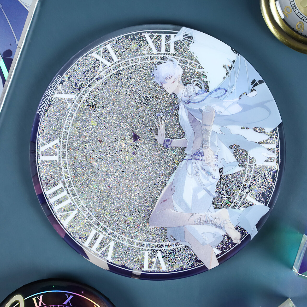 Link Click - Wasser & Glitzer Acrylaufsteller