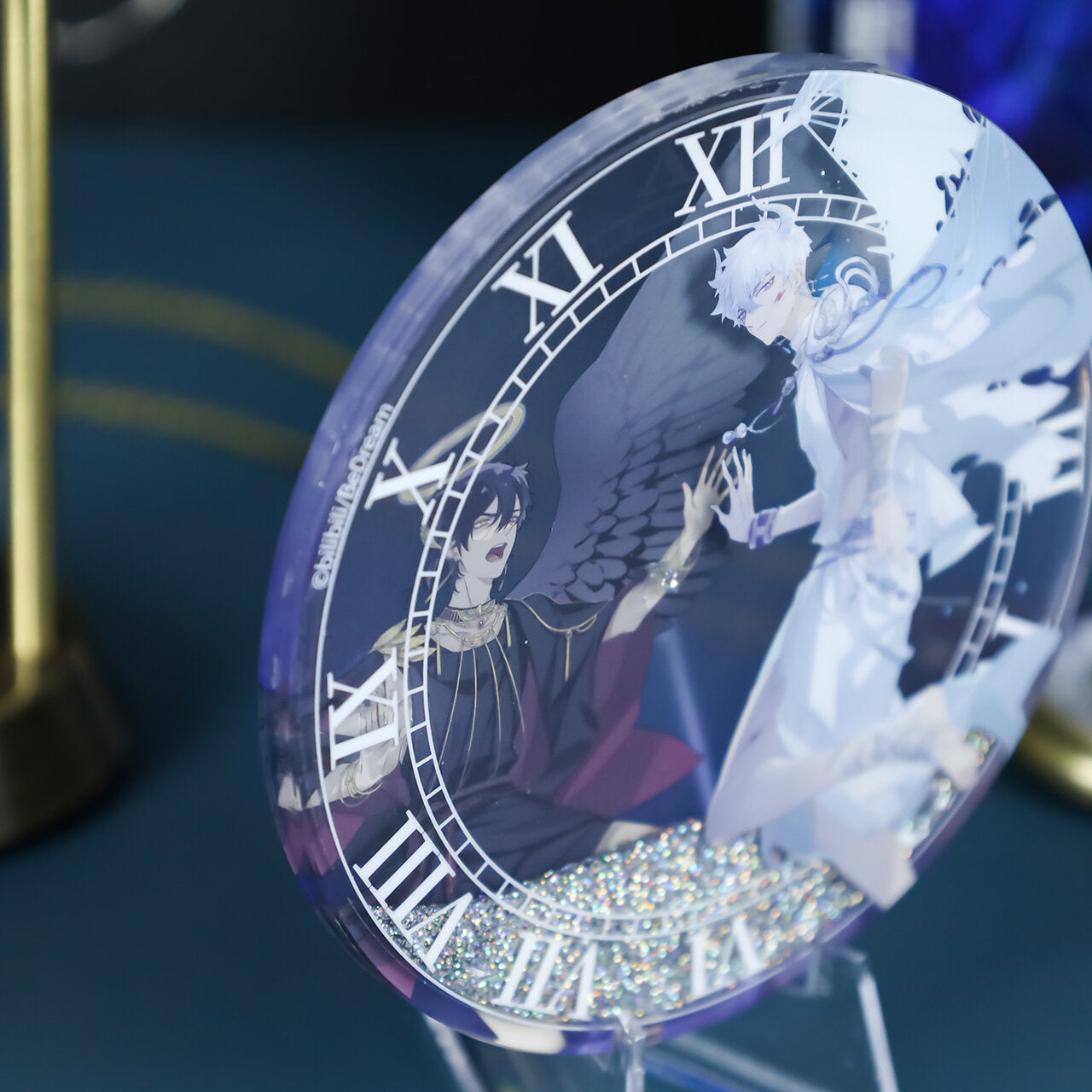 Link Click - Wasser & Glitzer Acrylaufsteller