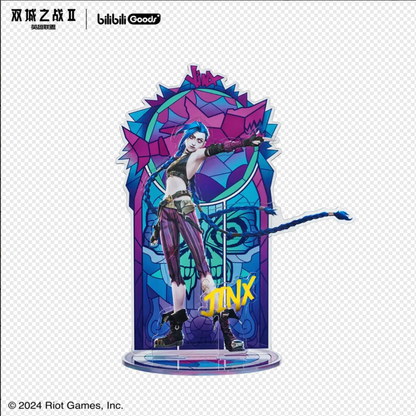 League of Legends: Arcane Lichtdurchlässiger Acrylstandee - Motiv Jinx