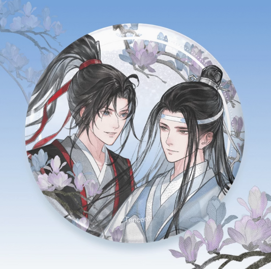 The Grandmaster of Demonic Cultivation - Badge Theme Himmel Couple mit Glitzer