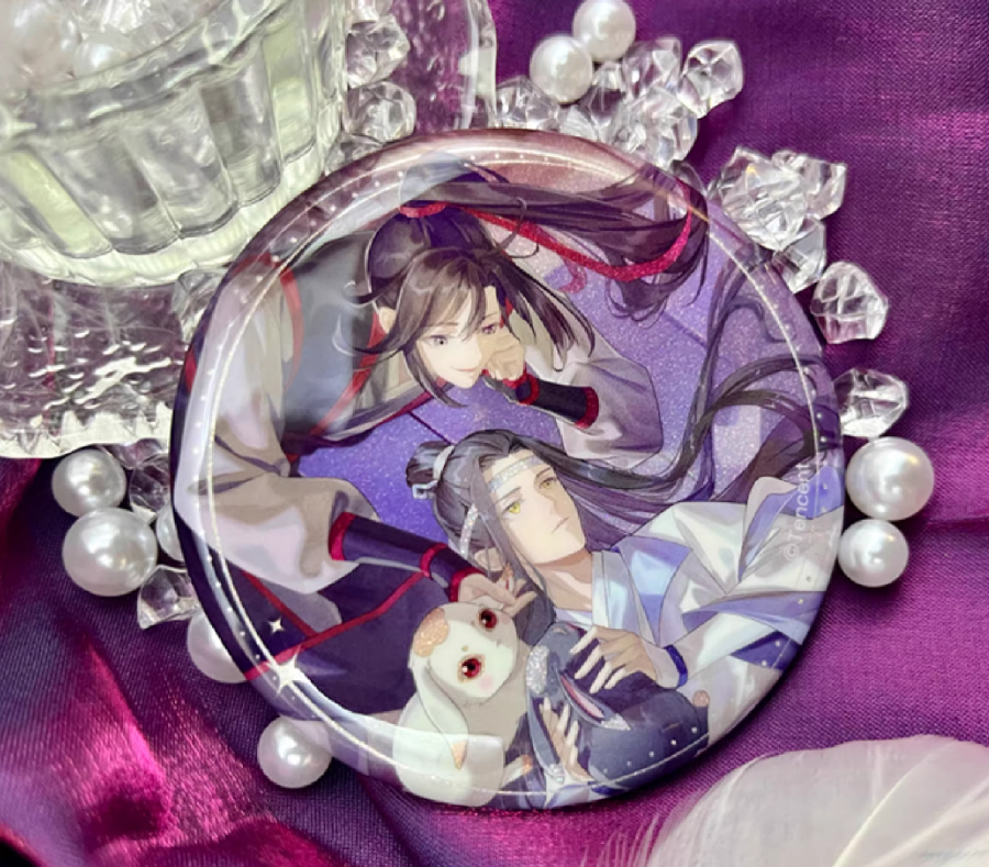 The Grandmaster of Demonic Cultivation - Badge Couple XXL Glitzer