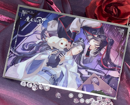 The Grandmaster of Demonic Cultivation - Artprint Glitzer- Glas-Effekt