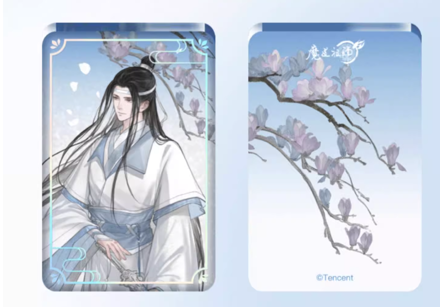 The Grandmaster of Demonic Cultivation - Wasser-Glitzer-Acrylblock Lan Wangji