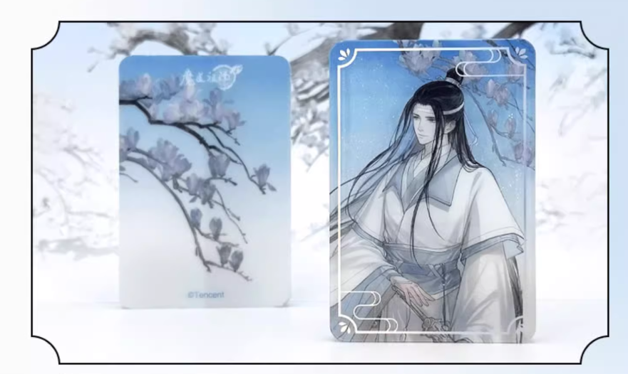 The Grandmaster of Demonic Cultivation - Wasser-Glitzer-Acrylblock Lan Wangji
