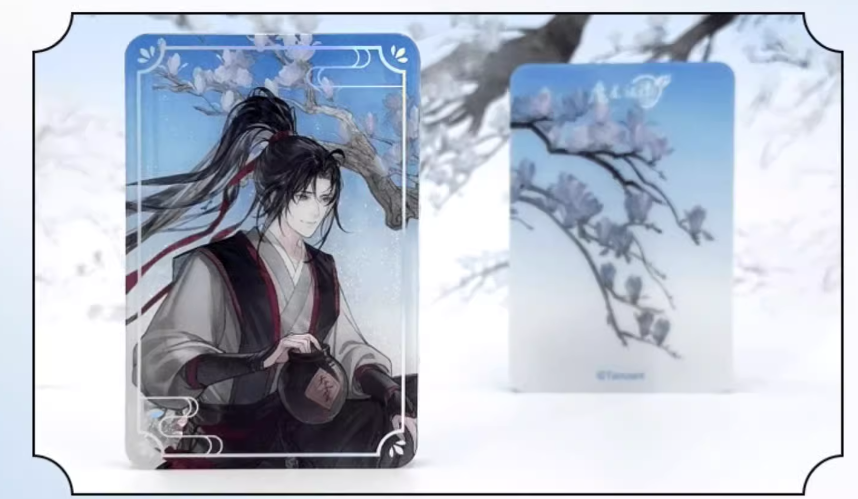 The Grandmaster of Demonic Cultivation - Wasser-Glitzer-Acrylblock Wei Wuxian