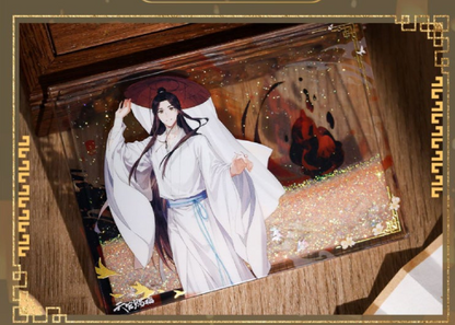 Heaven Official's Blessing - Acrylblock Wasser und Glitzer - Xie Lian Schirm