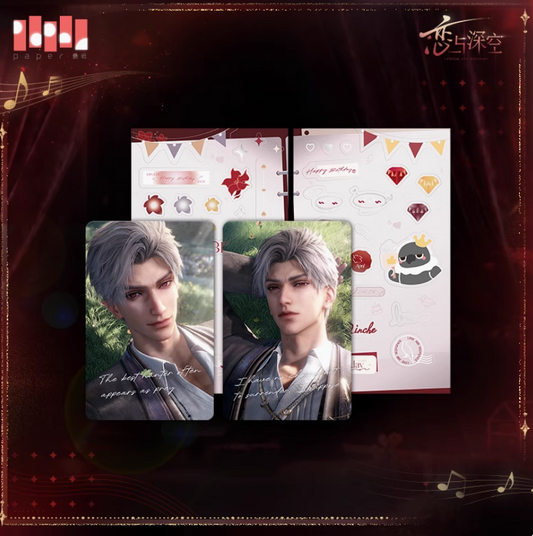 Love & Deepspace Birthday Edition Sylus - 2 Photocards + 2 Stickersheets