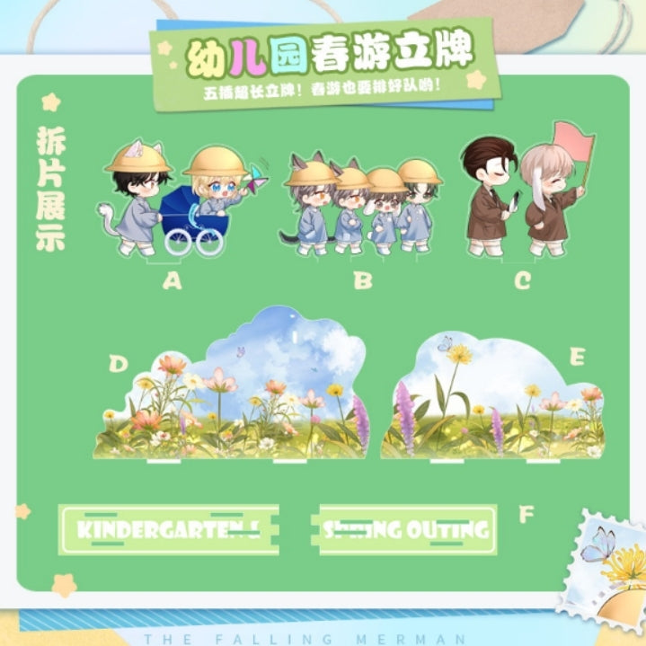 The Falling Merman - 7-teiliger Chibi-Acrylaufsteller