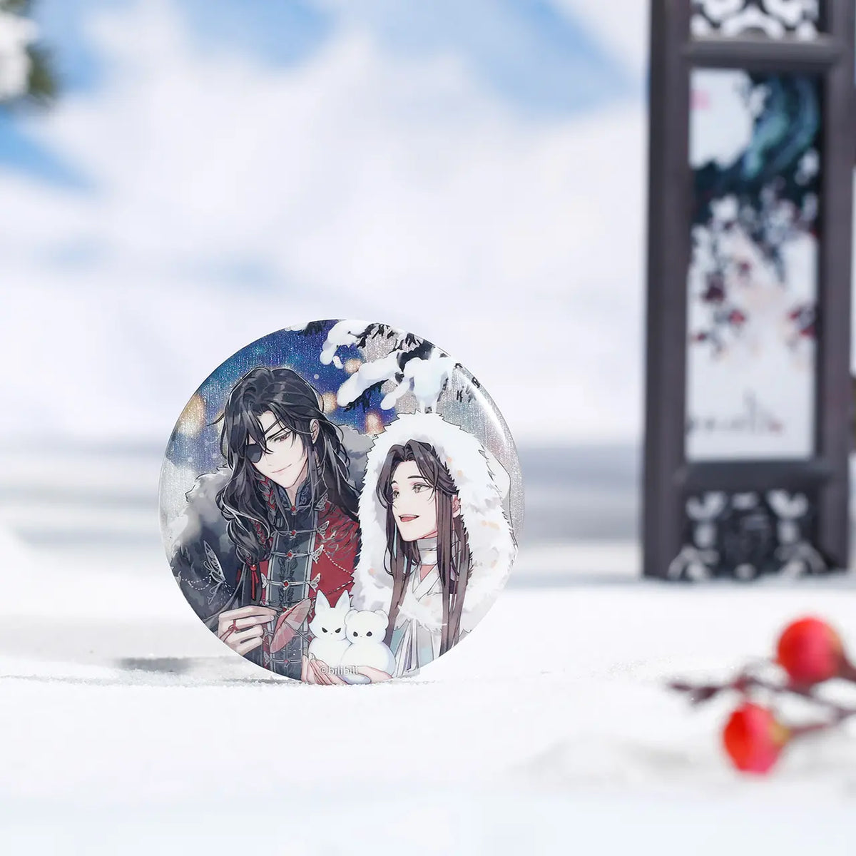 Heaven Official's Blsing broche en la mochila, broch redondos Heaven Official's Blsing broche en la mochila, broch redondos