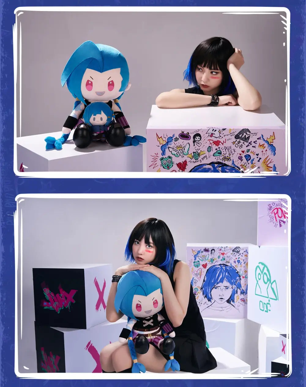 League of Legends: Arcane Jinx 40 cm Plüsch