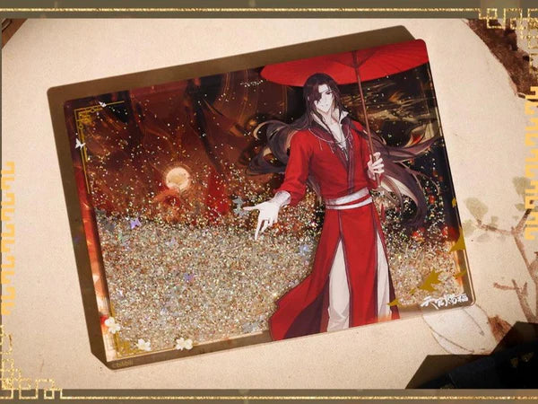 Heaven Official's Blessing - Acrylblock Wasser und Glitzer - Hua Cheng Schirm