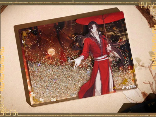 Heaven Official's Blessing - Acrylblock Wasser und Glitzer - Hua Cheng Schirm