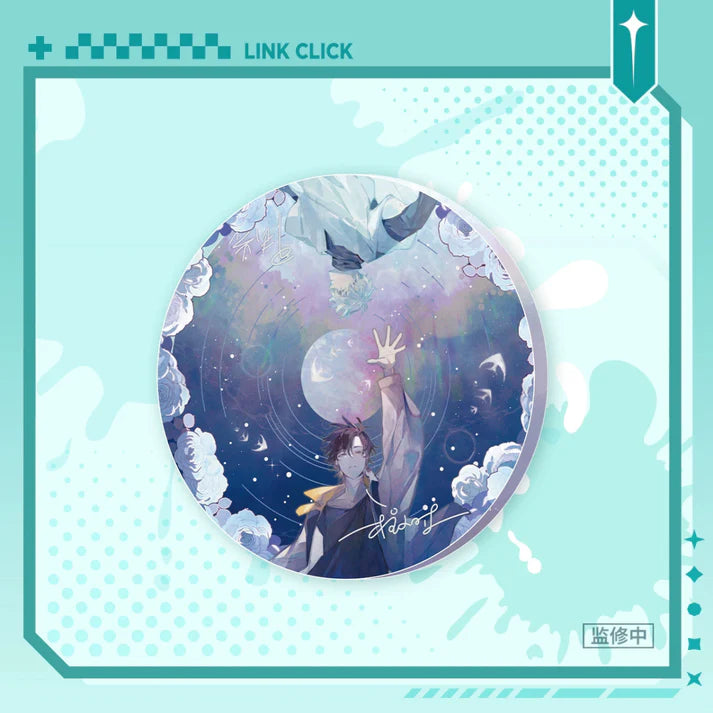 Link Click - Wasser & Glitzer Acrylblock "Music Series"