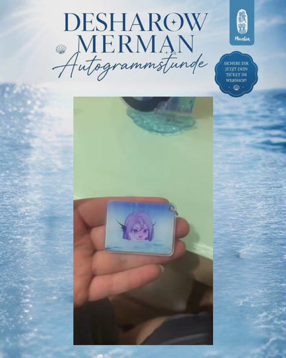 Desharow Merman Autogrammset - mit Chibizeichnung