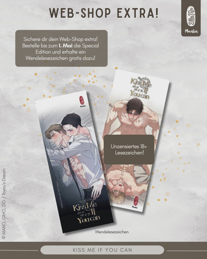 Kiss me if you can - Band 1 SPECIAL EDITION mit 18+ Lesezeichen