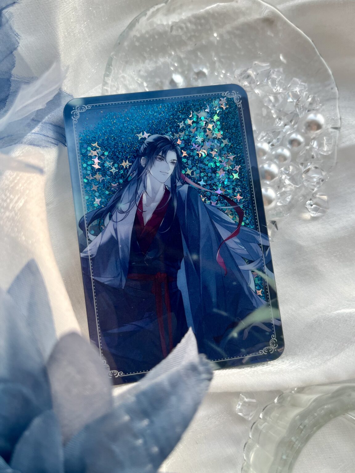 The Grandmaster of Demonic Cultivation - Wasser & Glitzer Acrylblock Wei