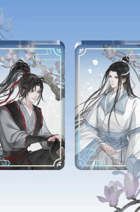 The Grandmaster of Demonic Cultivation - Wasser-Glitzer-Acrylblock Lan Wangji