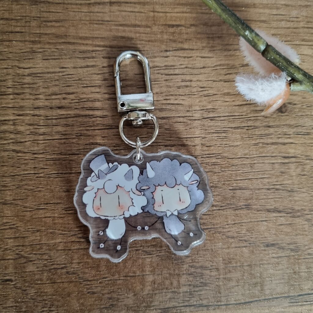 Schlüsselanhänger Schäfchen-Couple