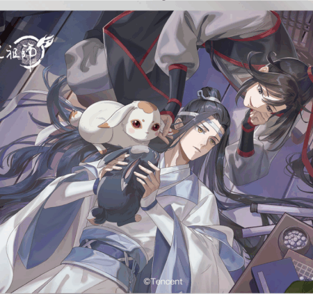 The Grandmaster of Demonic Cultivation - Artprint Glitzer- Glas-Effekt