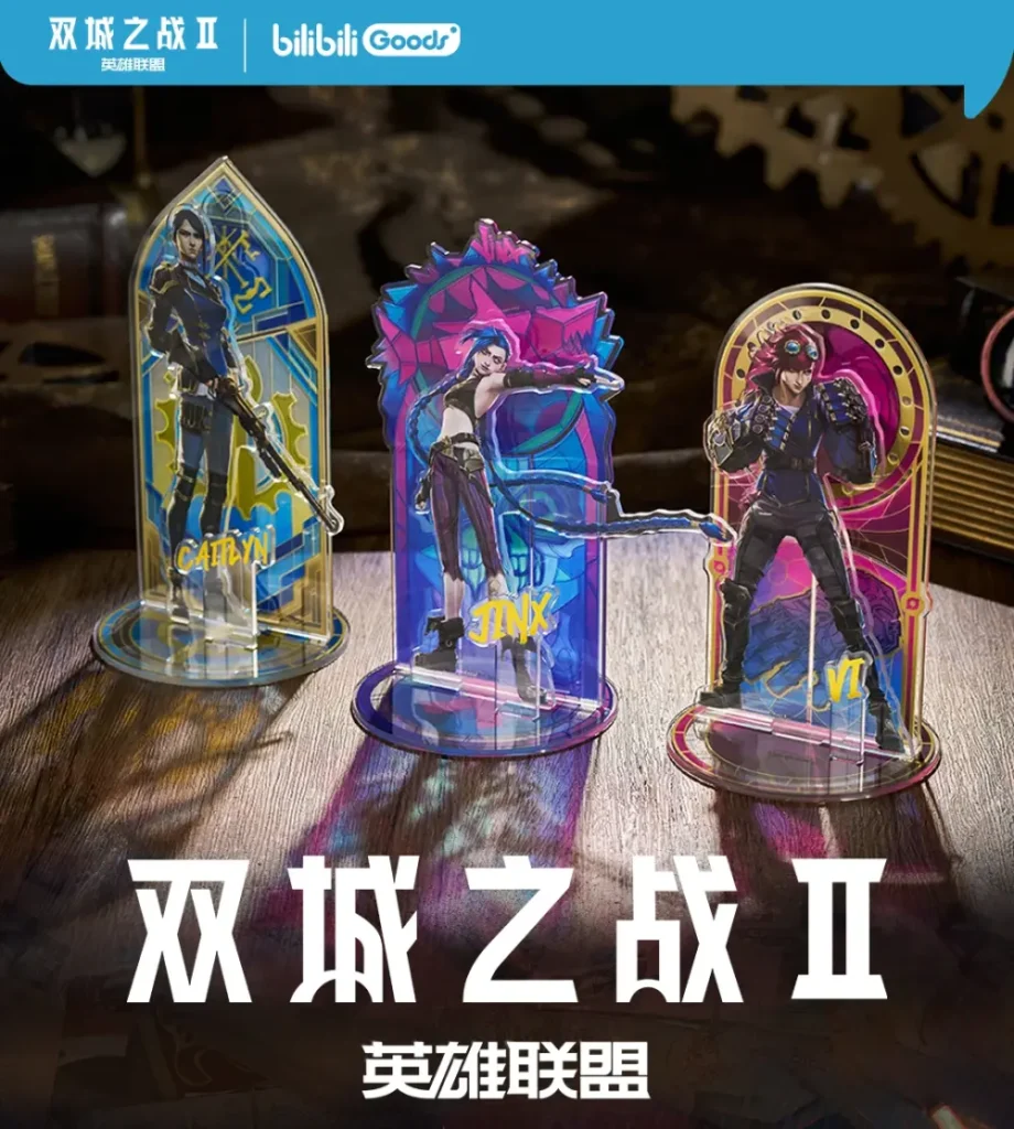 League of Legends: Arcane Lichtdurchlässiger Acrylstandee - Motiv Jinx