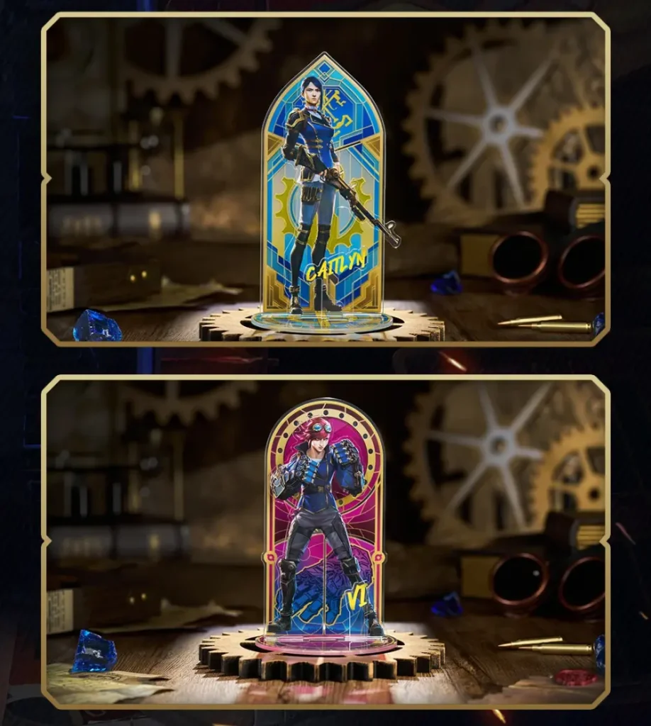 League of Legends: Arcane Lichtdurchlässiger Acrylstandee - Motiv Caitlyn – Bild 6