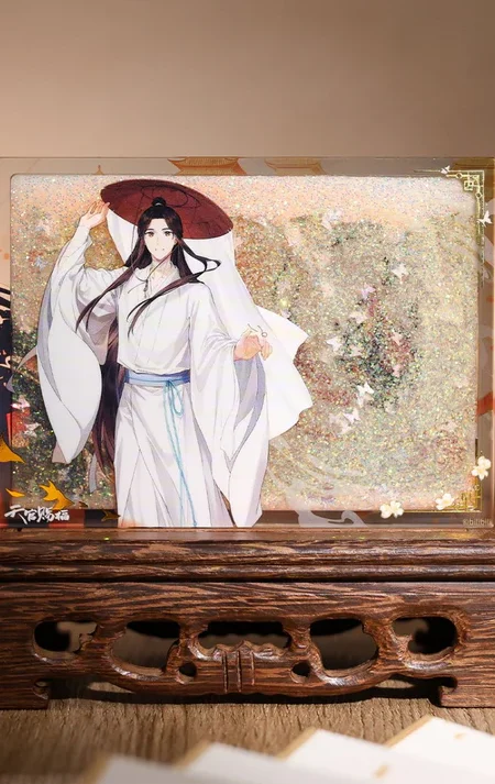 Heaven Official's Blessing - Acrylblock Wasser und Glitzer - Xie Lian Schirm