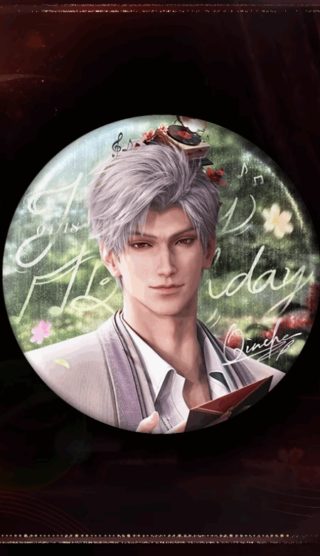 Love & Deepspace Birthday Edition Sylus - Button No. 2 mit Special Effect